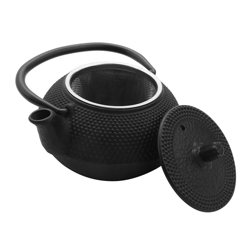 Stilius ketaus virdulio arbatinukas tiekiamas su sieteliu arbatinuku 300ml (juodas)