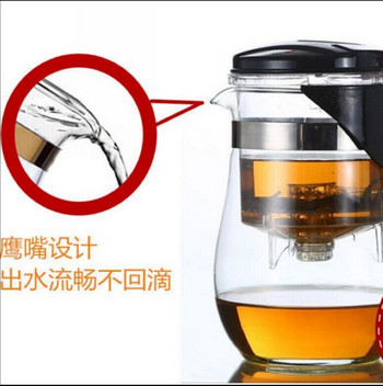 750 мл топлоустойчив стъклен чайник китайски кунг-фу чай цвете чайник компактен размер кафе машина пуер чайник съдове за напитки