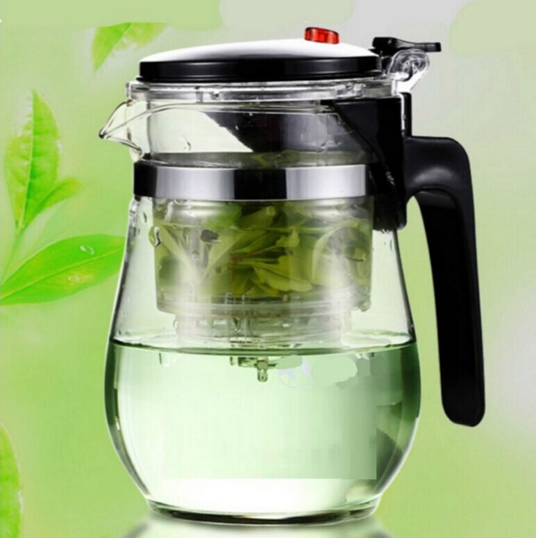750 ml-es hőálló üveg teáskanna kínai kung fu tea virágos teáskanna kompakt méretű kávéfőző Puer vízforraló Italkészletek