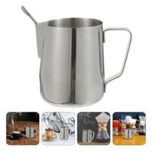 350 ml-es rozsdamentes acél kávéhabosító csésze Latte Art Pen konyhai eszközökkel (ezüst)