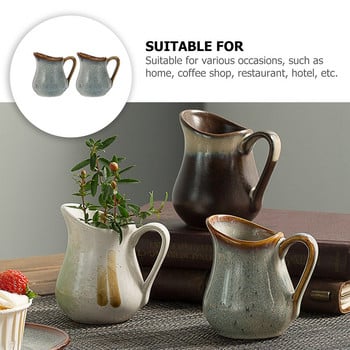 Pitcher Creamerceramic Jug Cup Cream Pourer Mini Sauce Fothing Gravy Coffee Espresso Poorcelain Dispenser Μικρή μερίδα