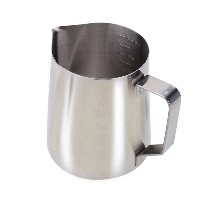 Rozsdamentes acél tejhabosító kancsó eszpresszó kávé barista kézműves kávé latte cappuccino tejkrém csésze kávé készülék eszköz