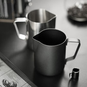 Kávéskanna rozsdamentes acél tapadásmentes tejeskanna eszpresszó kávéfőző Barista tejhabosító 350/600ml