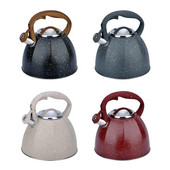 Tűzhely sípoló vízforraló 304 Rozsdamentes acél gáz Elektromos Alkalmazható 3,7 literes Ergonomikus fogantyú Forró víz Gyorsan Forró teáskanna