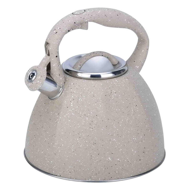 Tűzhely sípoló vízforraló 304 Rozsdamentes acél gáz Elektromos Alkalmazható 3,7 literes Ergonomikus fogantyú Forró víz Gyorsan Forró teáskanna