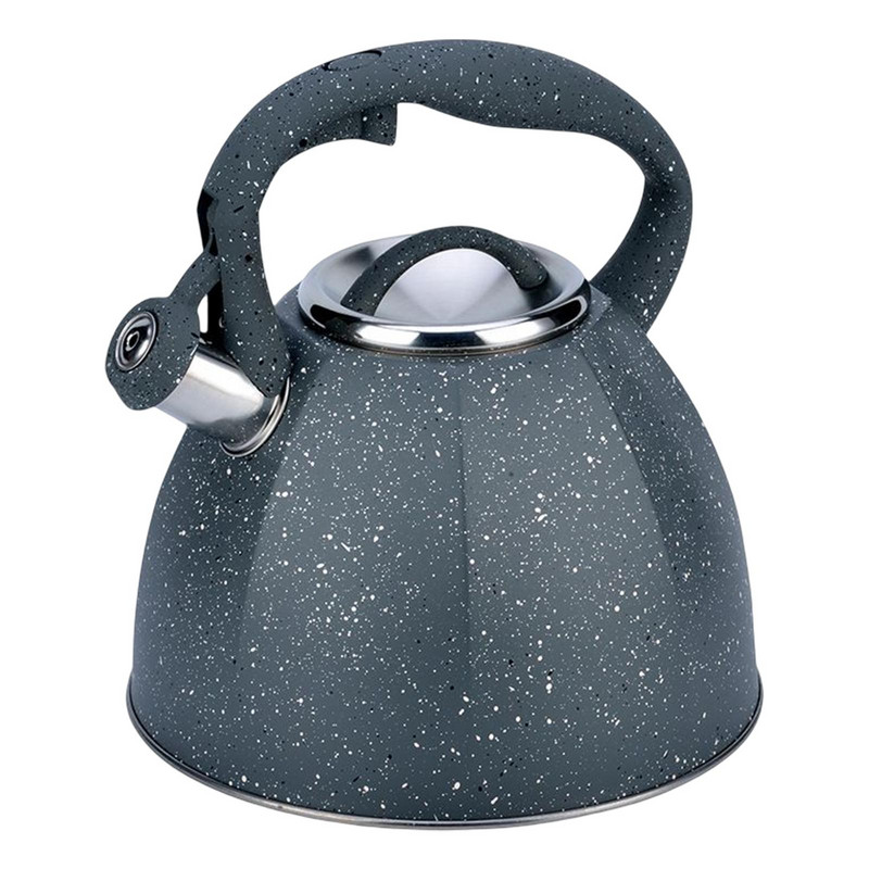 Tűzhely sípoló vízforraló 304 rozsdamentes acél konyhai ergonómikus fogantyúval 3,7 literes forró vizes gyorsforraló teáskanna teáskanna