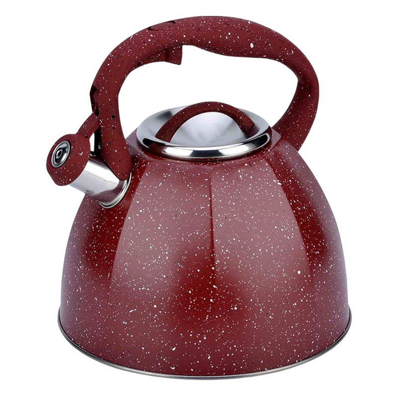 Tűzhely sípoló vízforraló 304 rozsdamentes acél konyhai ergonómikus fogantyúval 3,7 literes forró vizes gyorsforraló teáskanna teáskanna