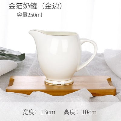 450 ml aštrių smailių keraminis pieno bakas Pieno šaudyklės gėlių puodukas Personality baltas pieno ąsotis namų kavos priedams