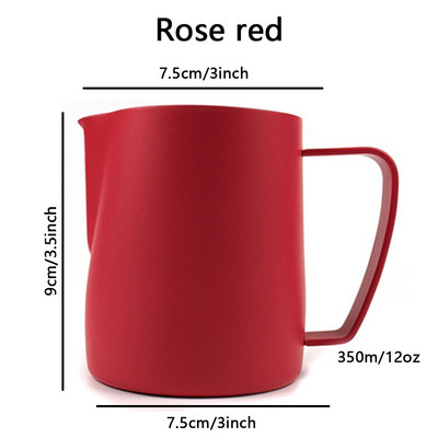 350/600 ml Elegáns rozsdamentes acél kávékancsó tejhabosító csésze krémkészítő Barista kézműves eszpresszó Latte Art kancsó eszköz