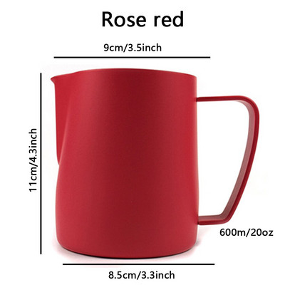 350/600 ml Elegáns rozsdamentes acél kávékancsó tejhabosító csésze krémkészítő Barista kézműves eszpresszó Latte Art kancsó eszköz