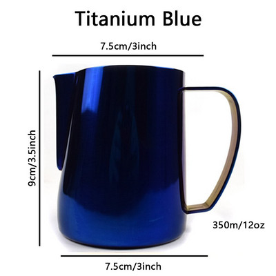 350/600 ml Elegáns rozsdamentes acél kávékancsó tejhabosító csésze krémkészítő Barista kézműves eszpresszó Latte Art kancsó eszköz