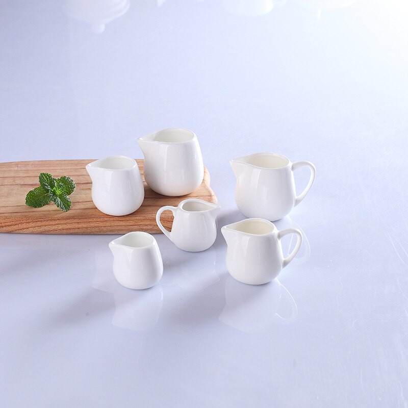 Mini kávés bögre Kávékészlet Kerámia tejkancsó Délutáni tea Cafe Barista Kávéfőző Eszközök Tejkancsó csésze Cafeteira Espumador