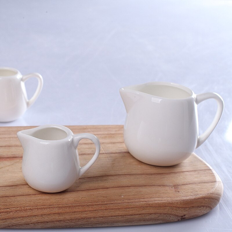Mini kávés bögre Kávékészlet Kerámia tejkancsó Délutáni tea Cafe Barista Kávéfőző Eszközök Tejkancsó csésze Cafeteira Espumador