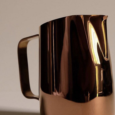 Gură oblică îngroșat trageți cilindru de flori trageți ceașcă de flori de bătaie ceașcă de spumă de lapte WBC Barista competiție desemnată