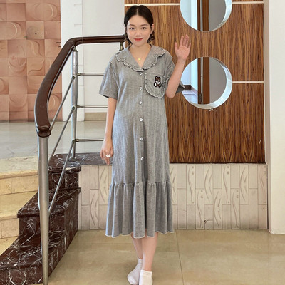 Нощница за кърмачки с копчета