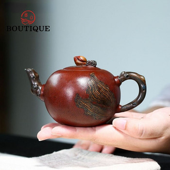 150 ml китайски Yixing лилав глинен чайник Classic Zisha Beauty Tea Čajnik Raw Ore Zhu Mud Filter Teapot Персонализирани сервизи за чай Подаръци