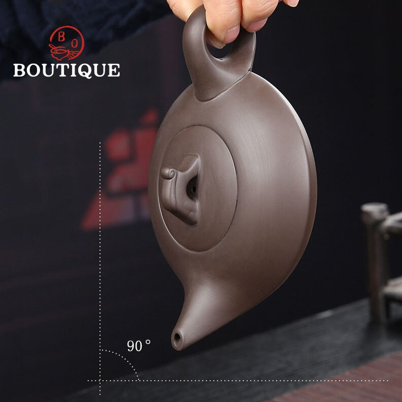 185 ml ceainic Yixing barcă ceainic filtru Zisha oală artizan Set Kung Fu Tet de ceai Set de băuturi pure Cadouri personalizate