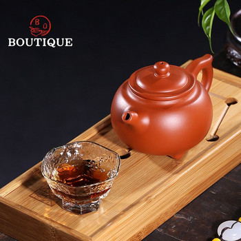 230 ml Κινεζικές τσαγιέρες Yixing Purple Clay Infuser Tea Pot Beauty Kettle Raw Ore Χειροποίητο σετ τσαγιού Zisha Customized