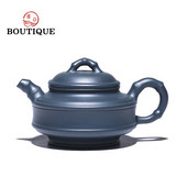 210 ml kínai Yixing lila agyag teáskannák nyers érc Dahongpao filteres teáskanna Kézzel készített bambusz Art Tea vízforraló Otthoni teáskészletek
