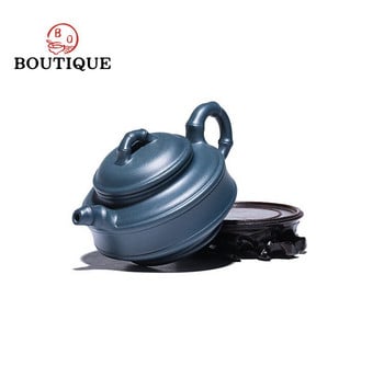 210 ml Κινεζικές τσαγιέρες Yixing Purple Clay Raw Ore Dahongpao Filter Tea Pot Handmade Bamboo Art Tea Bottle Home Teaware Supplies