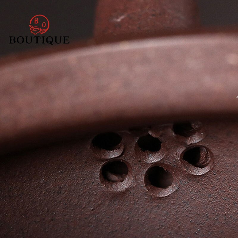 265 ml Yixing ljubičasti glineni čajnici Ručno izrađeni kineski Dezhong lonac Sirova ruda ljubičastog blata Ljepota Kuhalo s infuzerom Kineski Zisha set za čaj