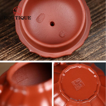 190 мл чайник Yixing Чайник 9 дупки филтър чайник красавици ръчно изработени лилави глинени прибори за чай персонализирани подаръци комплект съдове за напитки напитка пуер