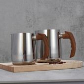 Rozsdamentes acél tejhabosító kancsó indukcióhoz 600 900 ml Kancsó Eszpresszó Kávékancsó Barista Craft Coffee Latte