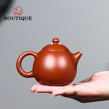 180ml Classic Yixing Purple Clay Teapot Raw Ore Dahongpao Beauty Kettle Zisha Dragon Egg Tea Pot Κινέζικα σετ τσαγιού Αξεσουάρ