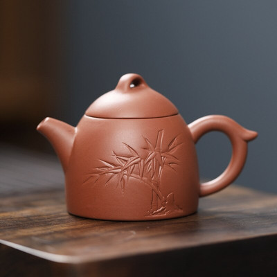 1 DB Lila agyag ujjú teáskanna tea kisállat kis zsebes teáskészlet Díszek Teakiegészítők Boutique Zishi edény tea asztaldísz