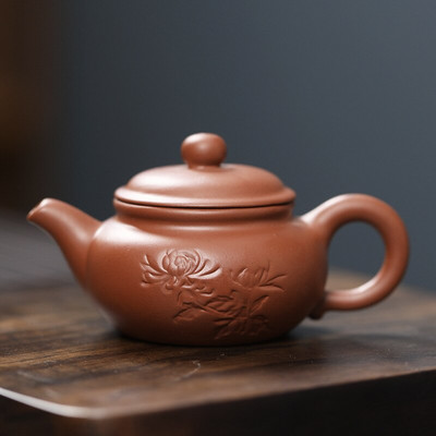 1 DB Lila agyag ujjú teáskanna tea kisállat kis zsebes teáskészlet Díszek Teakiegészítők Boutique Zishi edény tea asztaldísz