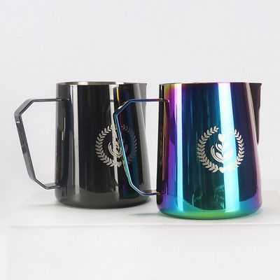2022 450 ml 600 ml 304 rozsdamentes acél Latte Art kávétartozékok Petcher eszpresszó habosító Barista tejkanna habosító
