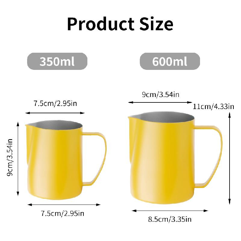 ÚJ Coffee Latte tejhabosító kancsó tejhabosító kancsó rozsdamentes acél kancsó Espresso Barista kancsó tejeskanna kávétartozékok