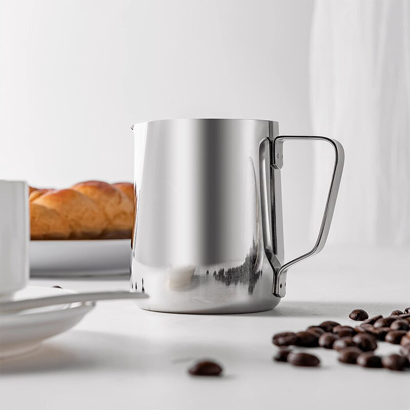 350/600 ml-es kávéhabosító tejhabos kancsó Rozsdamentes acél eszpresszó kávé Barista Art tejkrémes csésze cappuccino kancsó