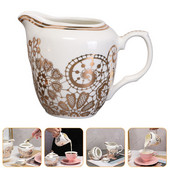Kerámia kancsó kis tejszínes kancsó Porcelán kancsók Kávékrém kancsó fogantyúval kávétea lekváros szószhoz