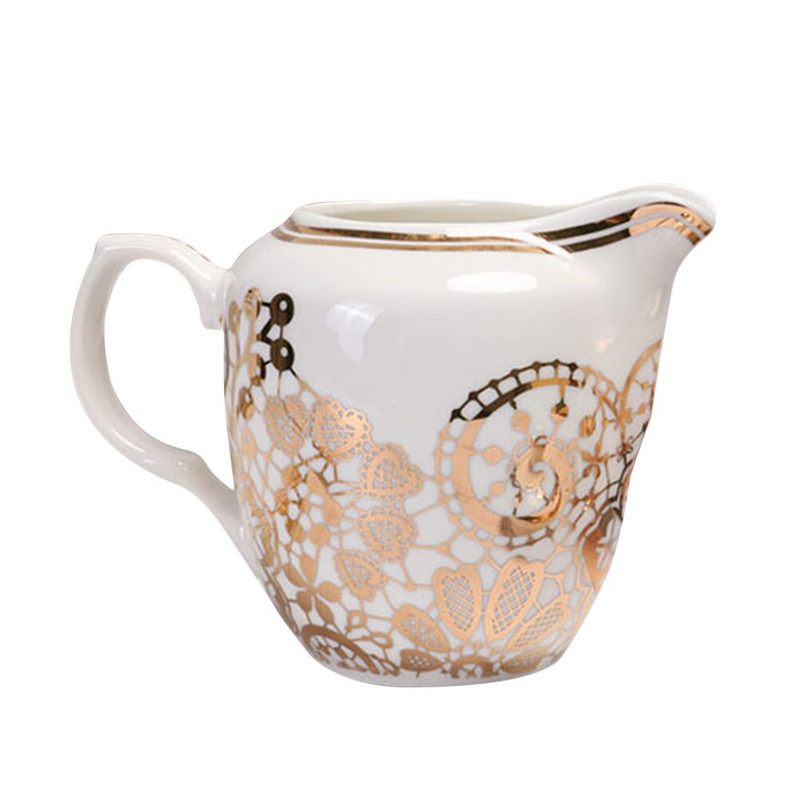 Kerámia kancsó kis tejszínes kancsó Porcelán kancsók Kávékrém kancsó fogantyúval kávétea lekváros szószhoz