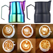 350 ml-es tejhabosító csésze csúszásmentes, rozsdamentes acél pontosságú eszpresszó tejgőzölő kancsó Cappuccino csészék Latte pot kávésbögre