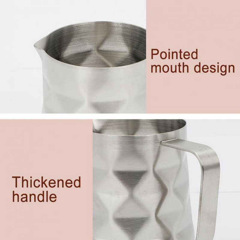 80% HOT350/600 ml rozsdamentes acél kávé espresso latte tejhabos kancsó csésze