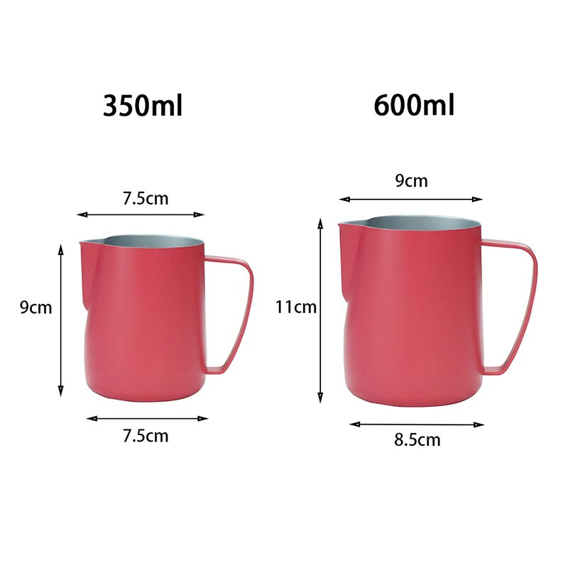 Tejkancsó 600ml Rozsdamentes acél habosító kancsó Virágcsésze Kávés Tejhabos Latte Art tejhab eszköz Kávékészlet