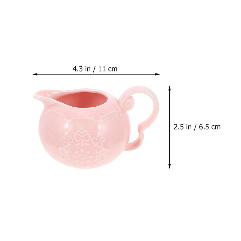 Kancsókrémes kerámia adagoló szósz csésze kancsó kávészirup habosító mini adag porcelán kis habzó mártás csészék