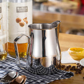 Rozsdamentes acél kávéskancsó Latte art csésze Tejhabosító cappuccino eszpresszó Habos kávés bögre barista eszközök kávétartozékok