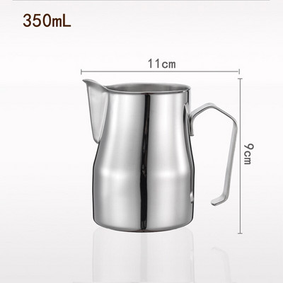 Rozsdamentes acél kávéskancsó Latte art csésze Tejhabosító cappuccino eszpresszó Habos kávés bögre barista eszközök kávétartozékok