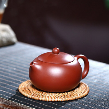 250 мл лилави глинени чайници Yixing Чайник Xishi 188 Филтър с отвор с топка Майстор на чайника Ръчно изработен чайник Zisha Автентичен Dahongpao