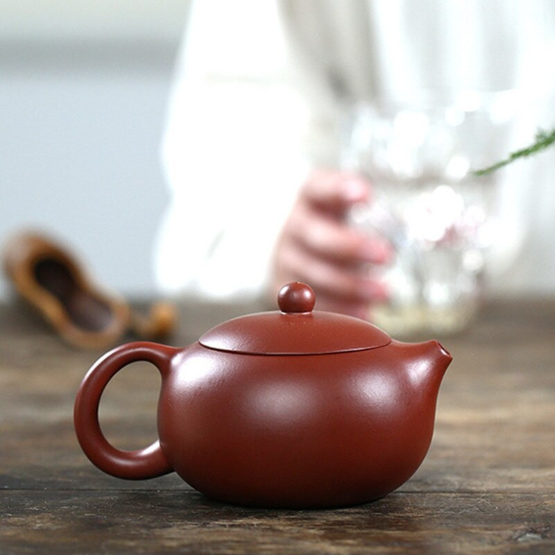 Ceainice Yixing din lut violet de 250 ml, ceainic Xishi, filtru cu 188 bile, ceainic Master Handmade Zisha Teaware Dahongpao autentic