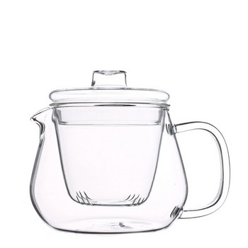 PINNY Чайници с високо боросиликатно стъкло, прозрачна облицовка, филтър, тенджера, топлоустойчиви съдове за напитки