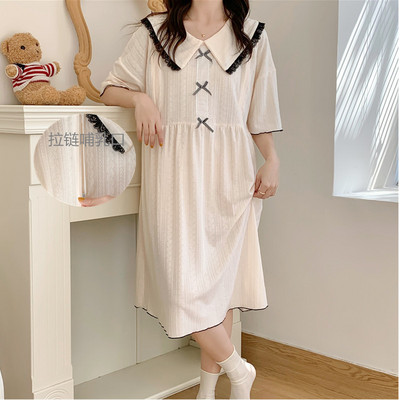 Ženska spavaćica sa 3/4 rukavima za dojilje