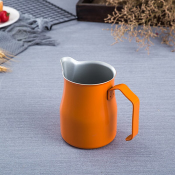 Stainless Steel Milk Frothing Pitcher - Espresso Steaming Milk Frothing Cup Perfect for Latte Art