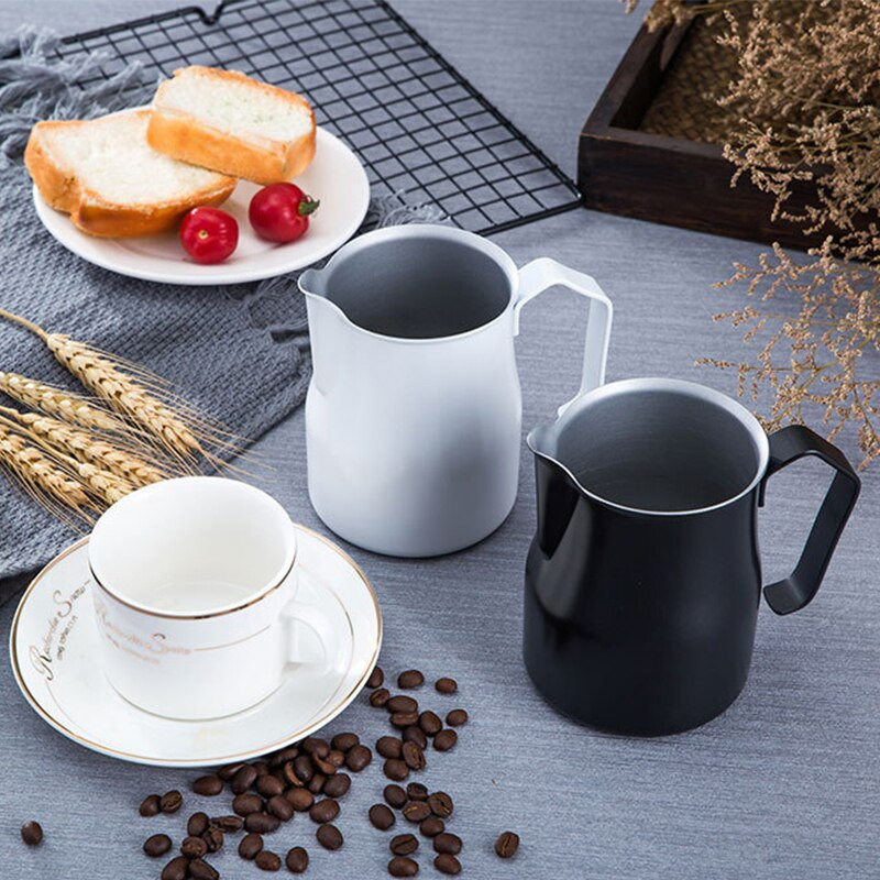Rozsdamentes acél tejhabos kancsó – eszpresszó gőzölő tejhabosító csésze, tökéletes a Latte Art számára