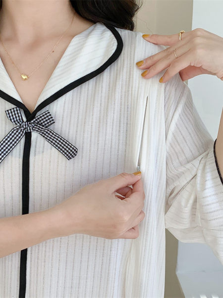 Нов модел нощница за кърмачки с 3/4 ръкави