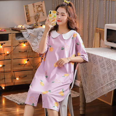 Нов модел дамска пижама с къс ръкав за кърмачки