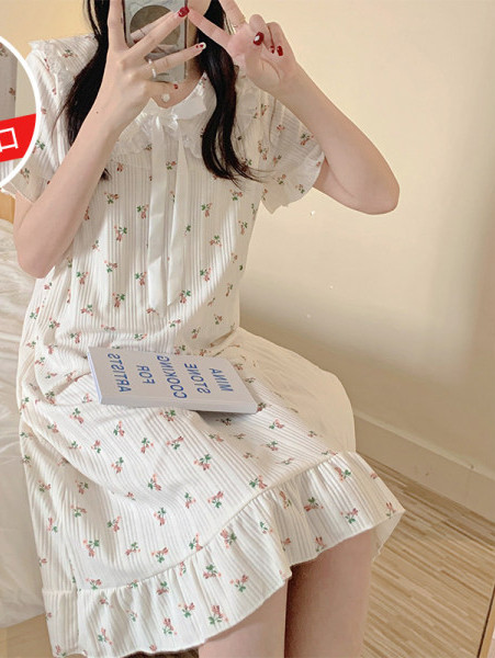 Нов модел дамска пижама с къс ръкав за кърмачки